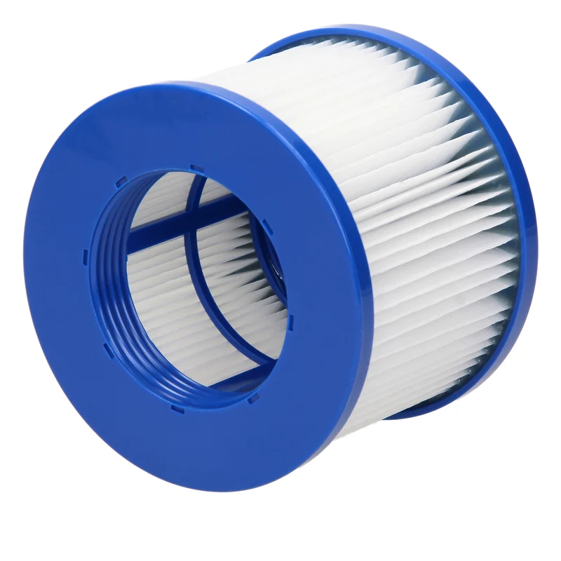 Ersatzfilter für Pool Whirlpool Spa Ø 10cm Blau/Weiß