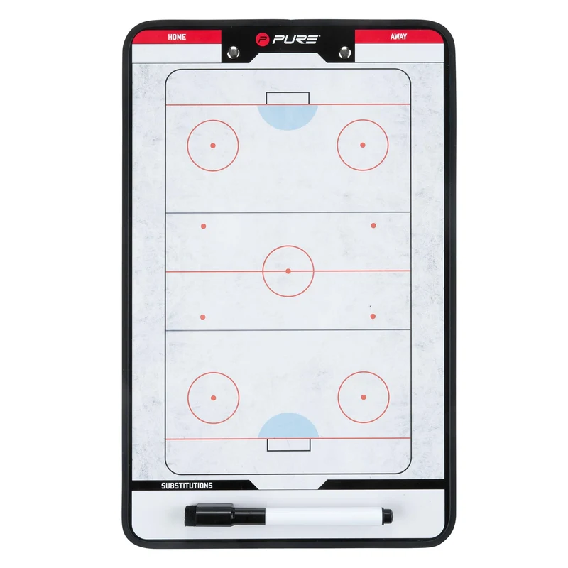 Taktiktafel Eishockey 34,5x21,5 cm mit Zubehör Pure2Improve