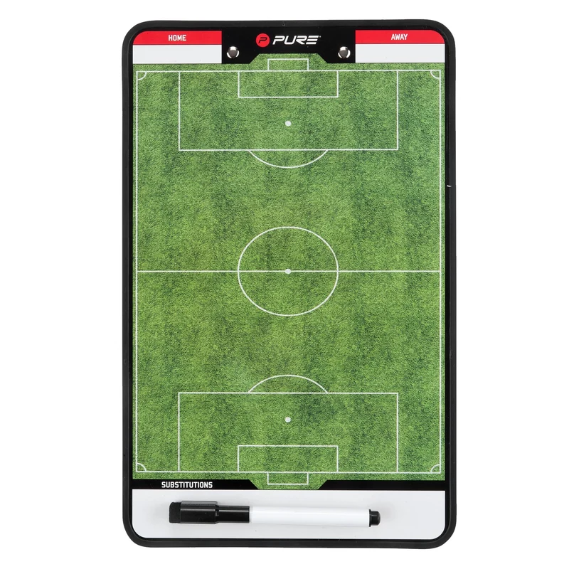 Taktiktafel Fußball 34,5x21,5 cm mit Zubehör Pure2Improve