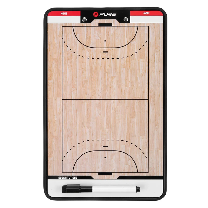 Taktiktafel Handball 34,5x21,5 cm mit Zubehör Pure2Improve