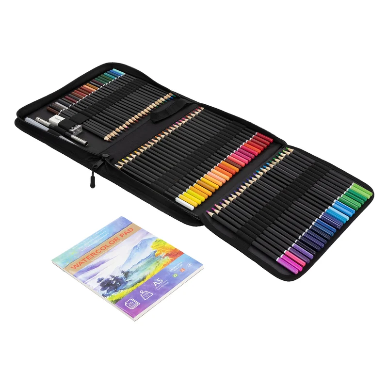 78er Aquarell Buntstifte Set für Kinder und Erwachsene