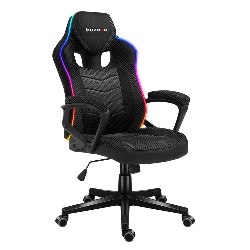 Huzaro Force 2.5 RGB LED Carbon Mesh Gaming-Stuhl