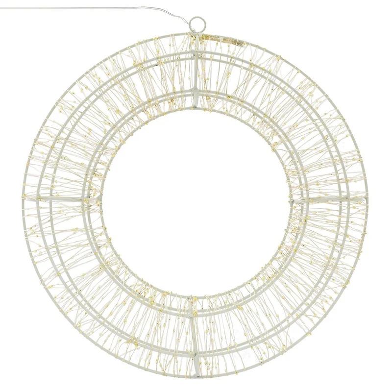 Weihnachtsdeko LED Kranz Ø 38cm warmweiß mit 960 LED's inkl. Timer