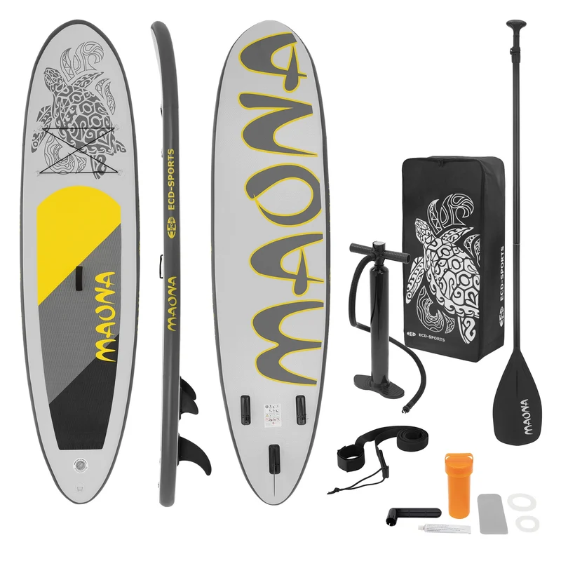Stand Up Paddle aufblasbares SUP Board Maona 308x76x10 cm in Rosa aus PVC inkl. Pumpe und Tragetasche