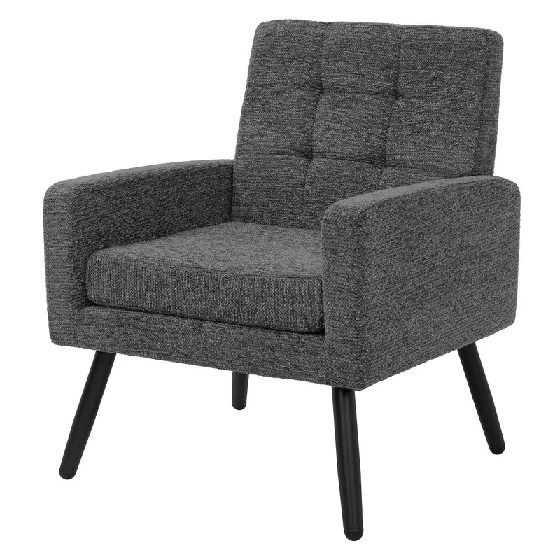 ML-DESIGN | Sessel mit Armlehnen 66,5x80x63,5 cm Stahlgestell/Webstruktur Relaxsessel Lesesessel Ohrensessel Fernsehsessel für Wohnzimmer