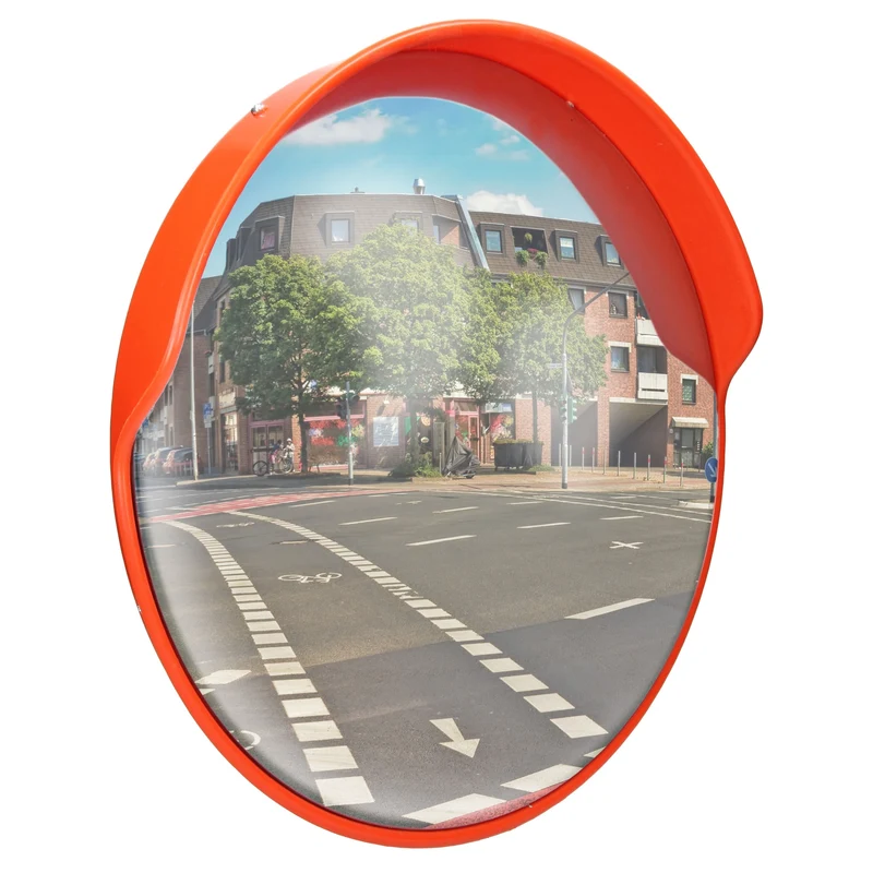 Verkehrsspiegel Ø 30 cm mit schwenkbarer Halterung Rot