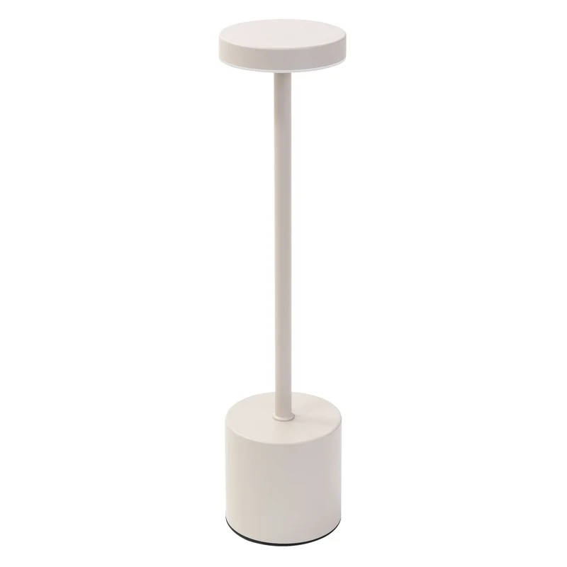 ML-Design | LED Tischlampe kabellos mit Touch, Akku & USB-C, Ø8x34,5cm, Tischleuchte Schreibtischlampe Leselampe LED Lampe