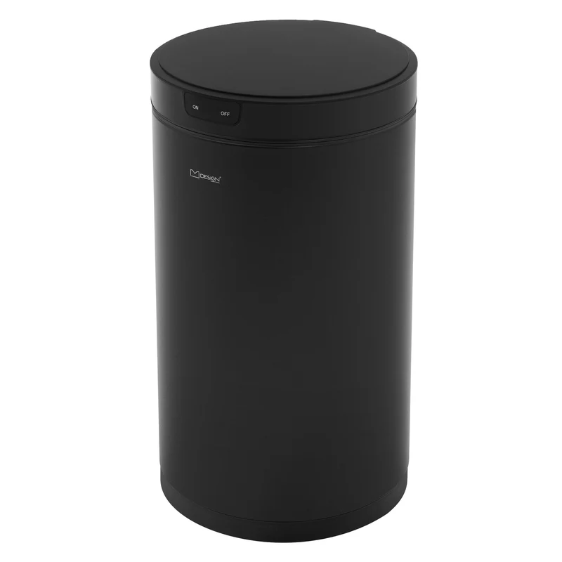 ML-Design | Mülleimer mit Sensor, Automatisches Öffnen & Schließen, 30/40L rund aus Edelstahl, Abfalleimer für Küche und Büro