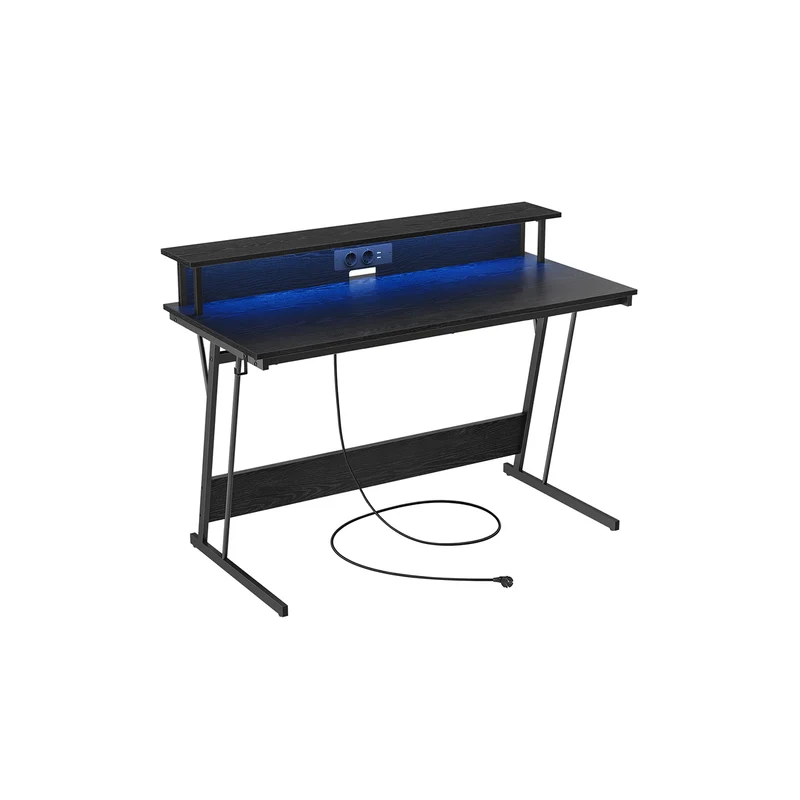 Schreibtisch mit Monitorständer