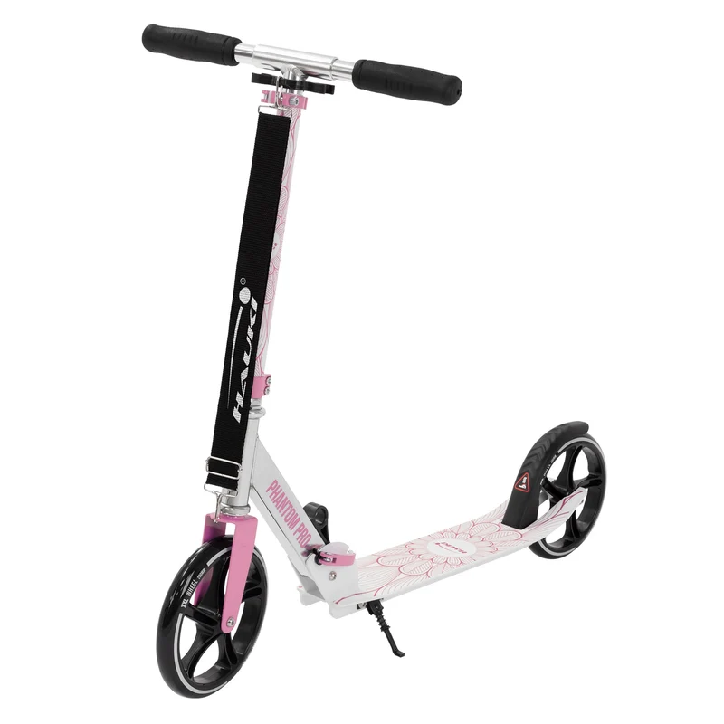Cityroller Rosa klappbar und höhenverstellbar Scooter mit XXL-Räder Hauki– Tetroller & Kickscooter