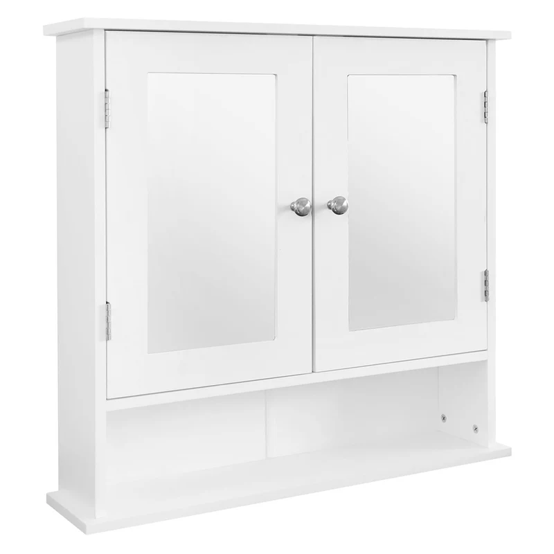 Spiegelschrank 56x58x13 cm Weiß ML-Design