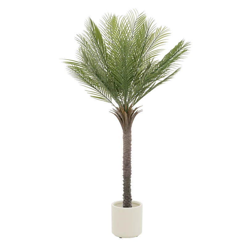 Künstliche Palme 150 cm Tropische Kunstpalme im Topf ML-Design