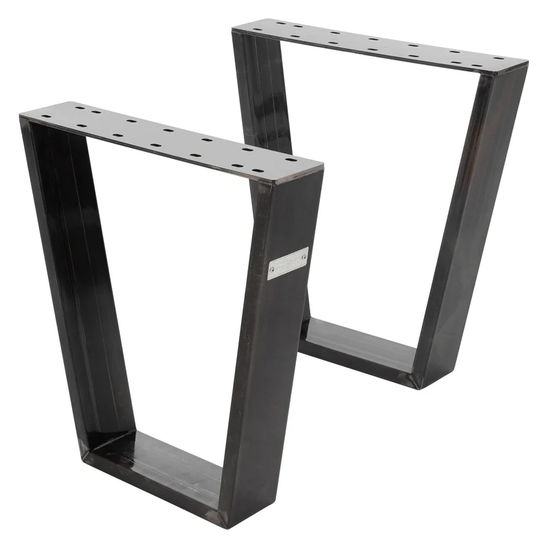 Tischbeine Tischgestell 2er Set V-Design aus Stahl ML-Design
