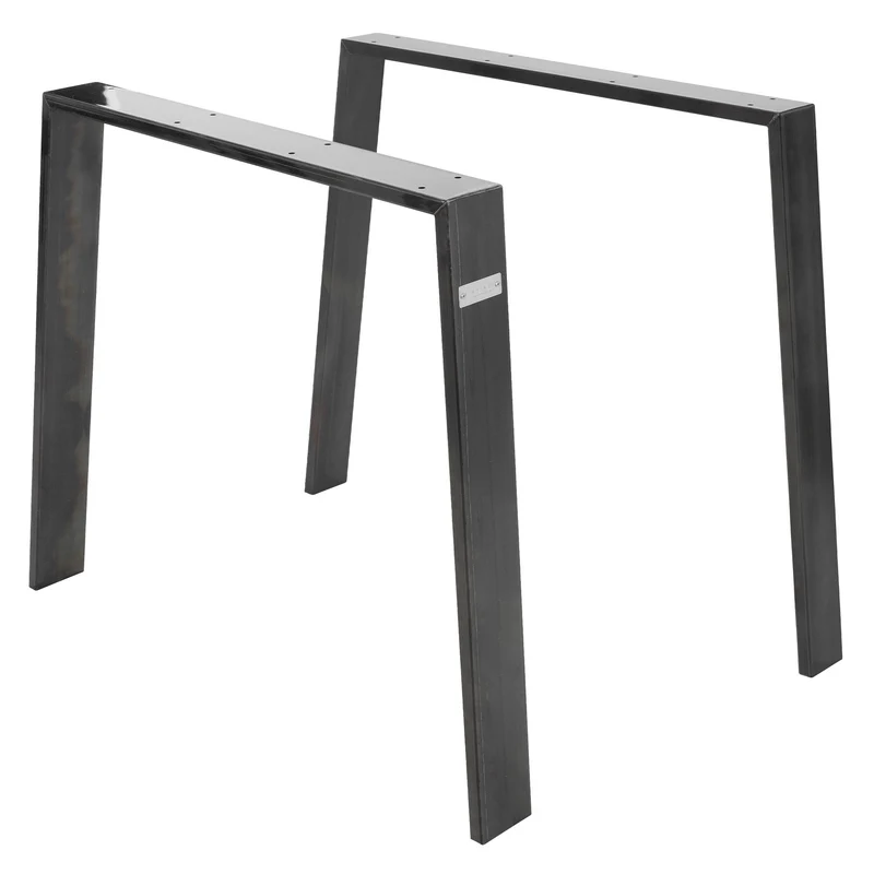 B-Ware Tischbeine 2er Set 90x72 cm Industrial aus Stahl ML-Design