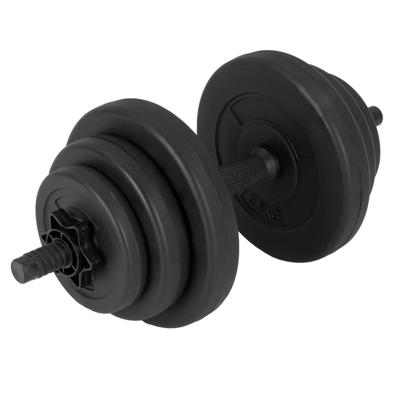 Kurzhantel Set 10kg mit Kunststoffüberzug und Sandfüllung