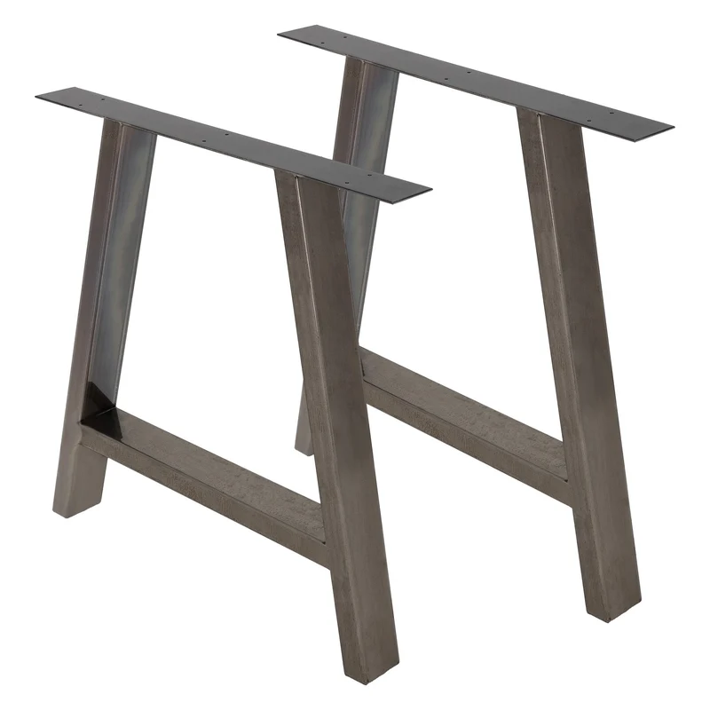 B-Ware Tischbeine Tischgestell 2er Set A-Design 70x72,5 cm Industrial aus Stahl