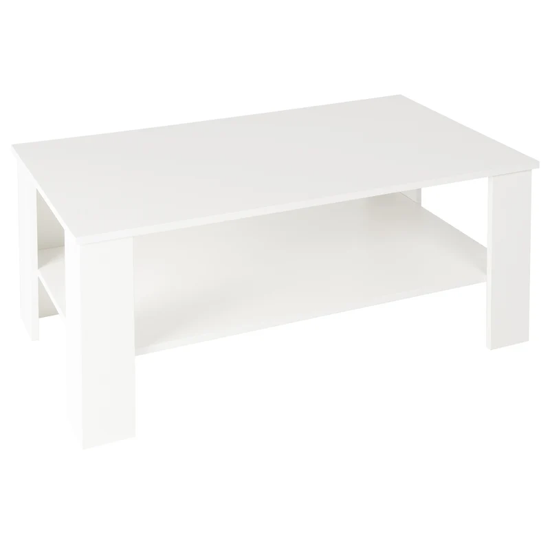 Couchtisch 100x57x43 cm Weiß ML-Design