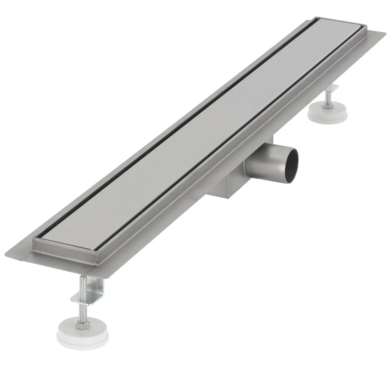ML-Design Duschrinne geschlossen 80cm Silber aus Edelstahl