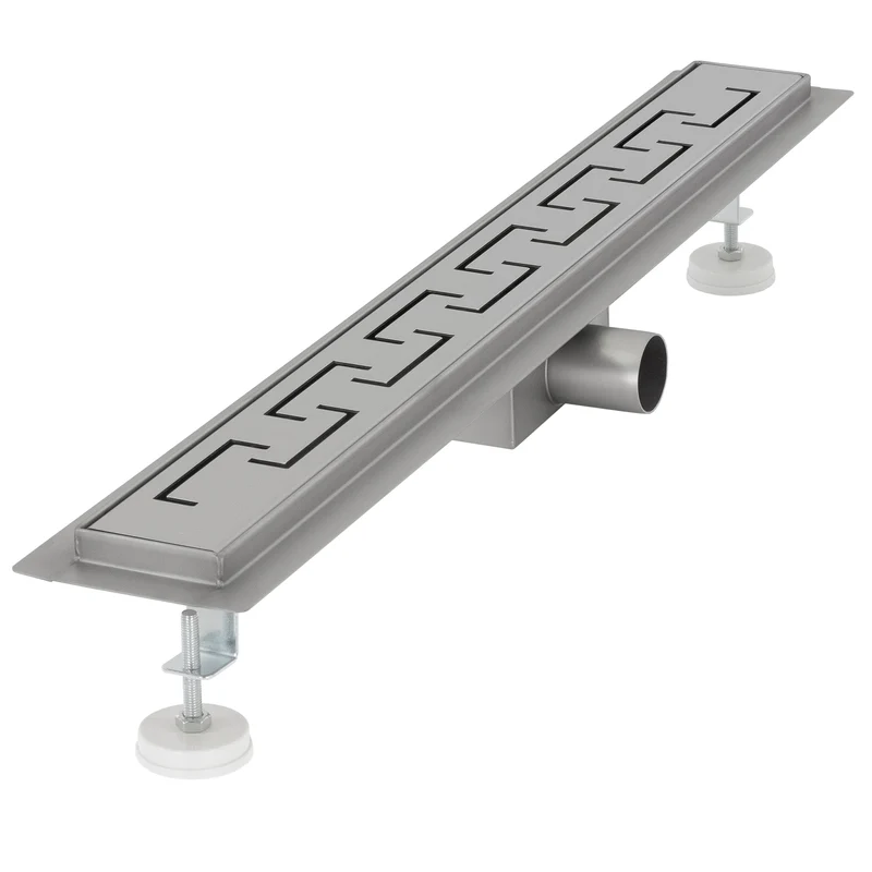 ML-Design Duschrinne geschlitzt 70cm Silber aus Edelstahl
