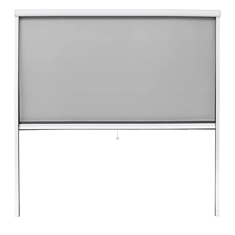 B-Ware Insektenschutzrollo für Fenster 160x160 cm Weiß