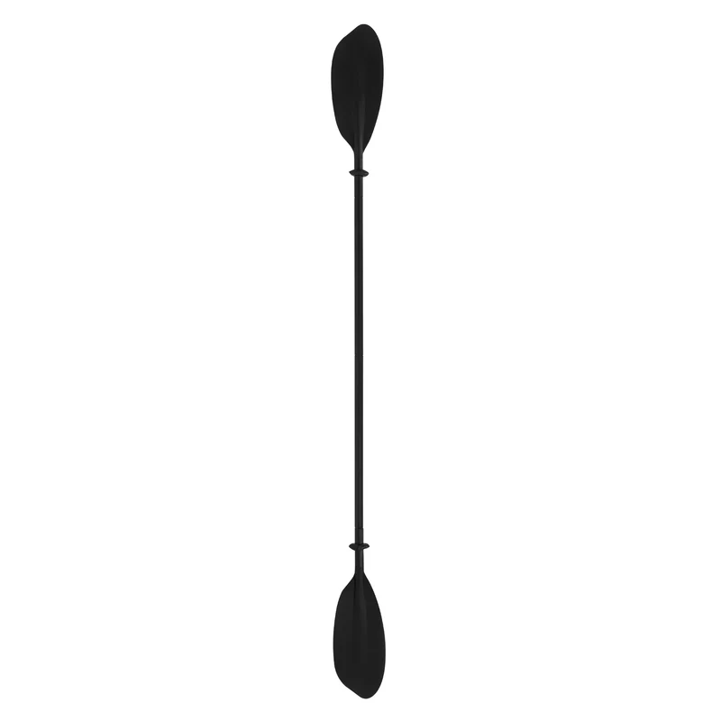 Doppelpaddel für SUP Kajak 4-tlg Schwarz aus Aluminium Paddel für Stand UP Paddle Board