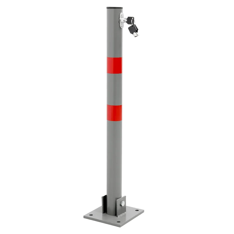 B-Ware Klappbare Parkpfosten 71 cm Anthrazit aus Stahl