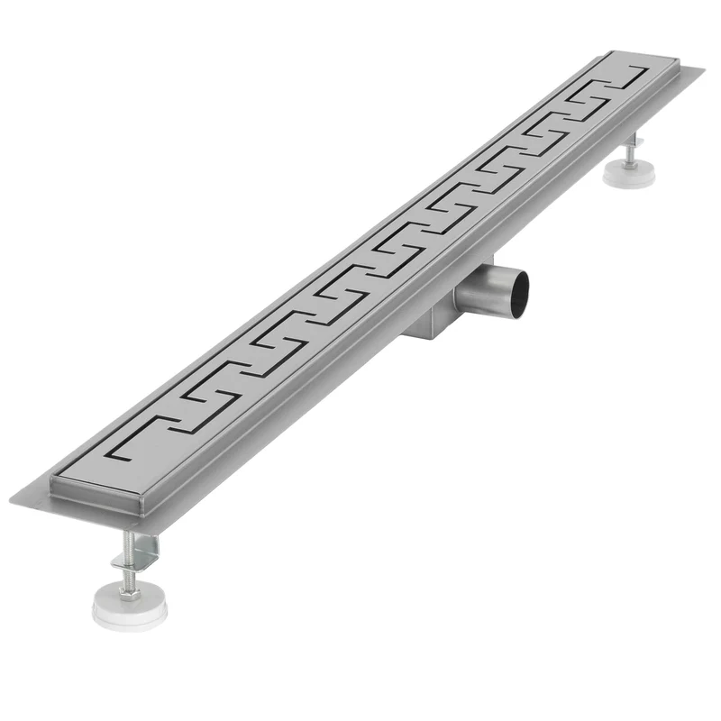 ML-Design Duschrinne geschlitzt 90cm Silber aus Edelstahl