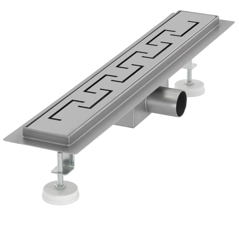ML-Design Duschrinne geschlitzt 50cm Silber aus Edelstahl