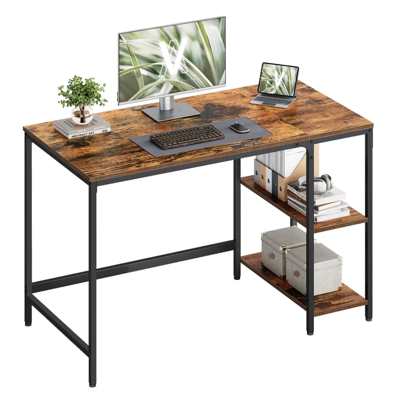 Bürotisch mit 2 Regalebenen