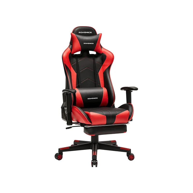 Ergonomischer Schreibtischstuhl mit ausziehbarer Fußstütze