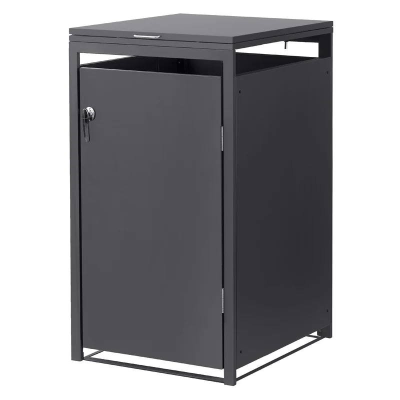 Mülltonnenbox Mülltonnenverkleidung für bis zu 4 Tonnen je 240L aus Stahl