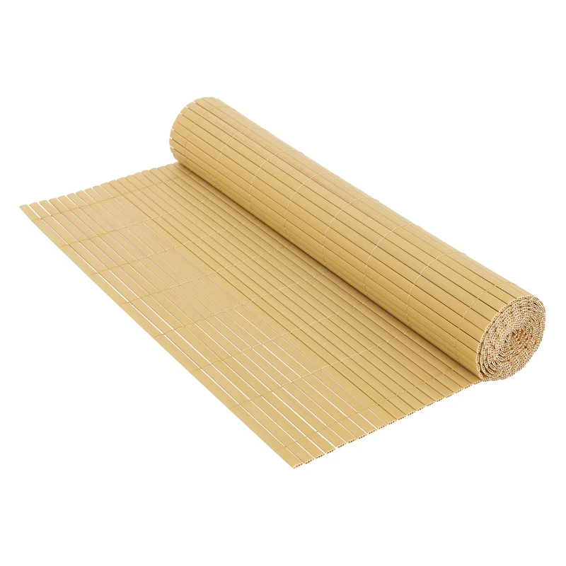 Sichtschutzmatte 100x800 cm Sichtschutzzaun Windschutz Balkonschutz PVC Bambus UV-beständig
