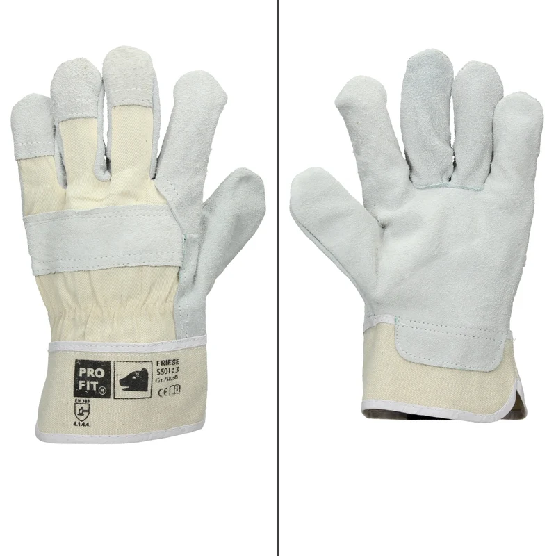 Handschuhe Rindspaltleder Natur 1 Paar M