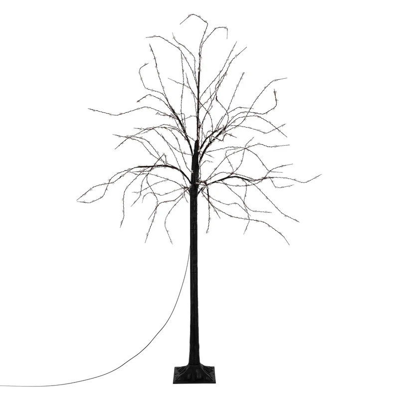 LED-Baum 150cm mit 600 warmweißen LEDs Künstlicher Weihnachtsbaum mit Lichterkette
