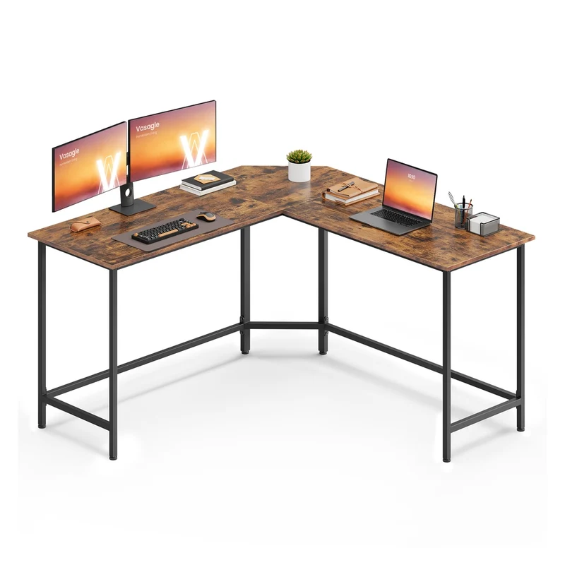 L-förmiger Computertisch