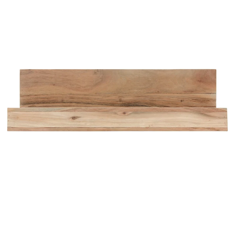 Wandregal Akazie Massivholz 60 cm