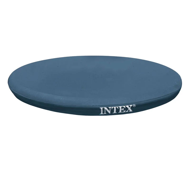 Intex Poolabdeckplane Ø 244 cm Dunkelblau