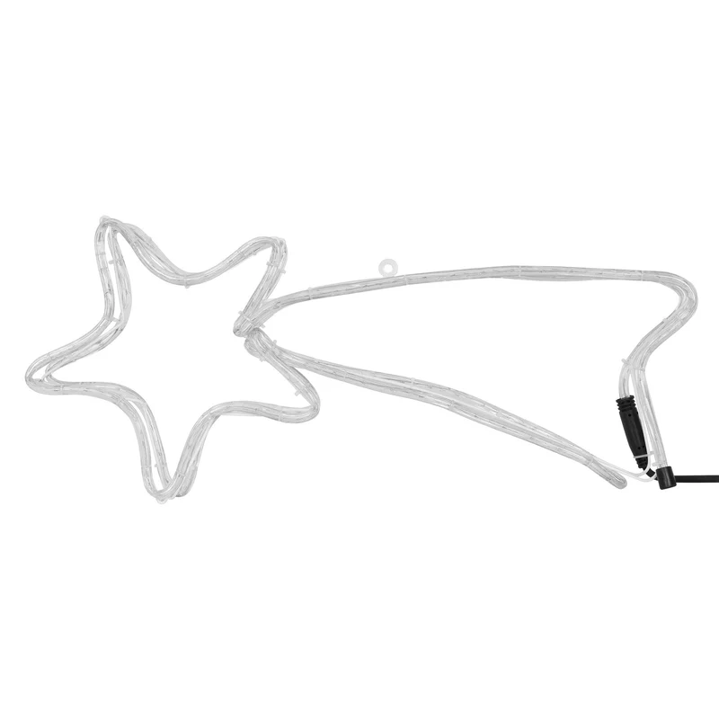 LED Weihnachtsbeleuchtung Sternschnuppe mit 144 LED Birnen Warmweiß 230V