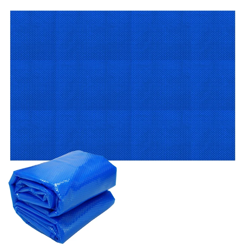 Pool Solarfolie Eckig 3x2 m 400µm Blau aus PE-Folie mit Luftkammern
