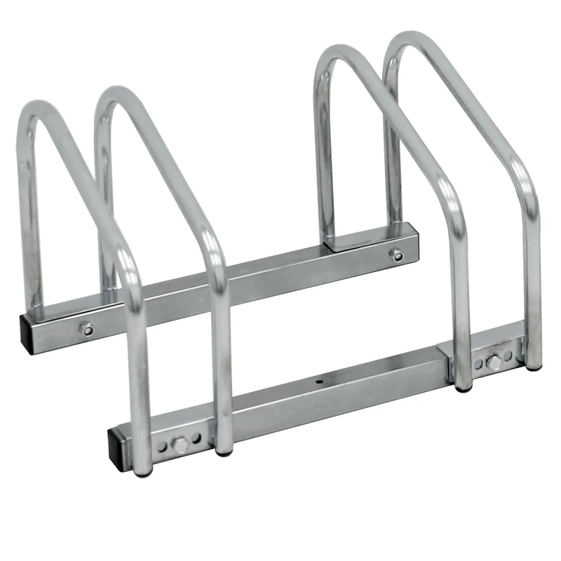 Fahrradständer für 2 Fahrräder 43 x 32 x 27 cm, aus verzinktem Stahl, inkl. Montagematerial
