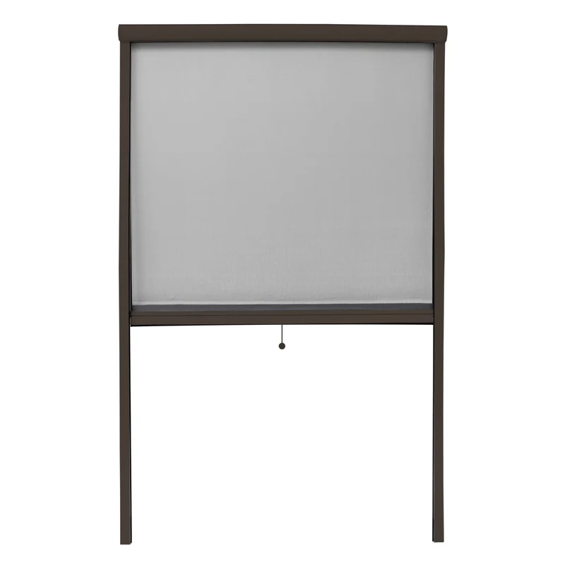 Fliegengitter Braun 100x160 cm mit Aluminium Rahmen