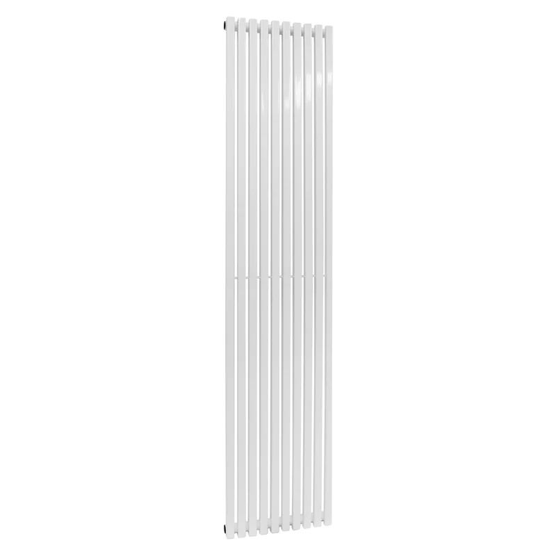 Badheizkörper Kolon 370x1800 mm Weiß mit Mittelanschluss