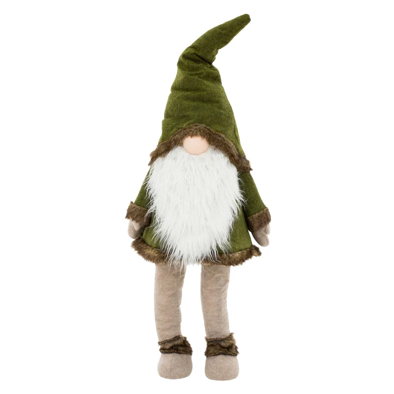LED Wichtel-Figur 158 cm grün aus Kunststoff und Polyester