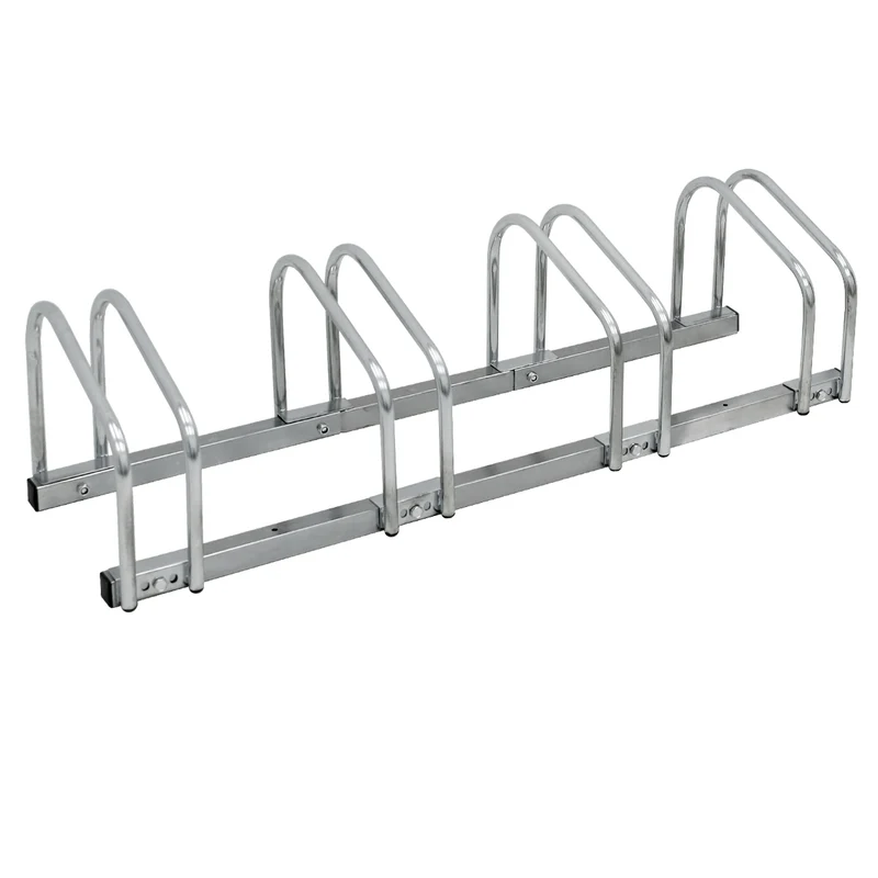 Fahrradständer für 4 Fahrräder 100 x 32 x 27 cm, aus verzinktem Stahl, inkl. Montagematerial
