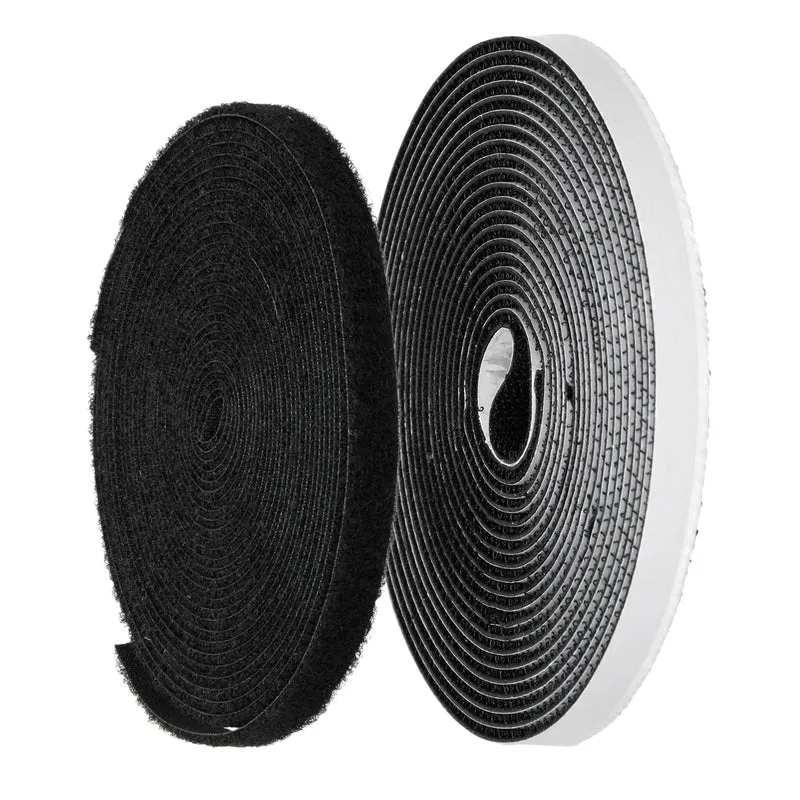 Klettband für Fliegengitter Schwarz 5m x 1cm