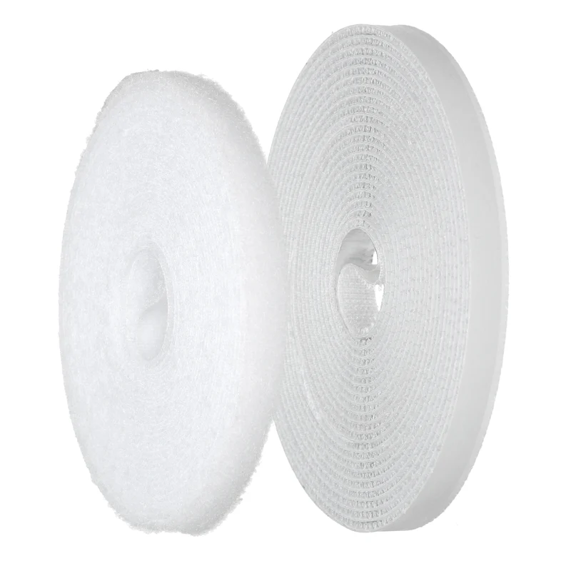 Klettband für Fliegengitter Weiß 5m x 1cm