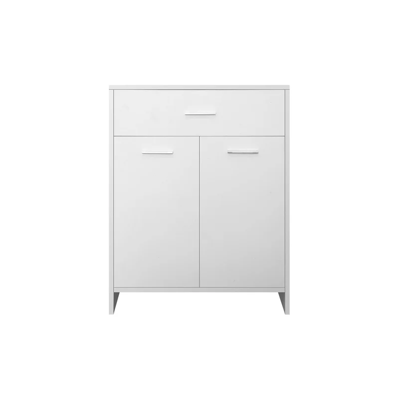 Badezimmerschrank Badschrank Weiß 60x80x33 cm ML-Design