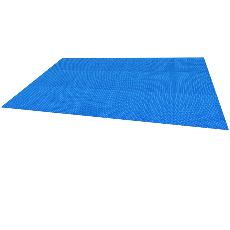 Pool Solarfolie Eckig 6x4 m 400µm Blau aus PE-Folie mit Luftkammern