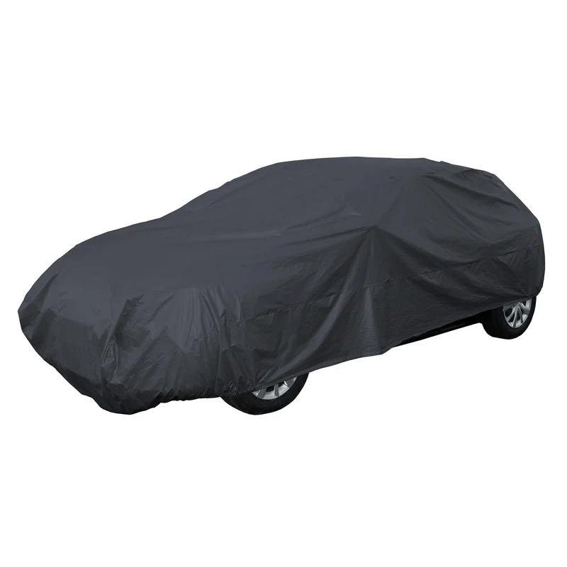 Autoabdeckung für Kombis und SUVs 535x180x132 cm Schwarz aus Vliesstoff