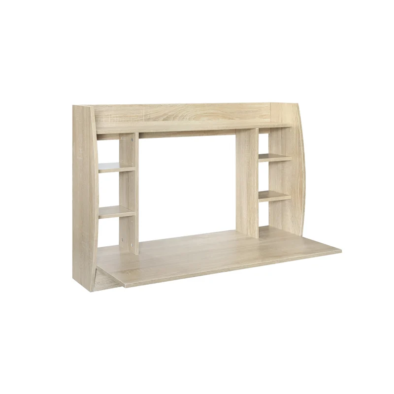 Wandschreibtisch 110x75x48 cm Sonoma-Eiche aus MDF ML-Design